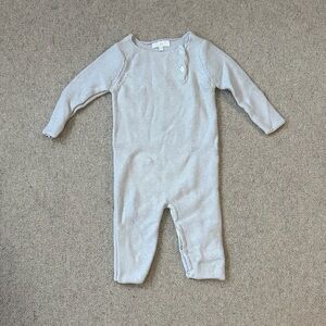 C de C Light Gray Kids Footie One Piece